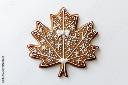 Enjoy the delightful taste of a Maple Leaf Gingerbread Cookie, perfect for any occasion