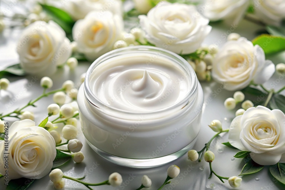 Lotion skincare cream texture cosmetic display, Isolated Background. Lotion skincare cream texture cosmetic display, Isolated Background.