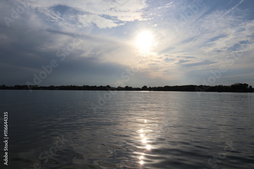 Evening Lake Before Sunset