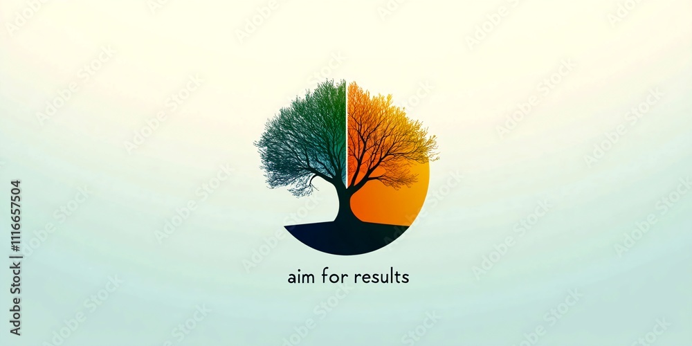 Obraz premium aim for results