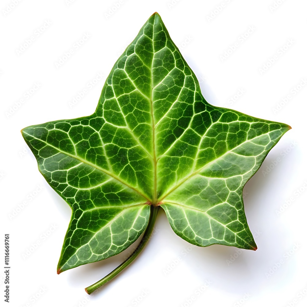 Fototapeta premium green leaf on a white background