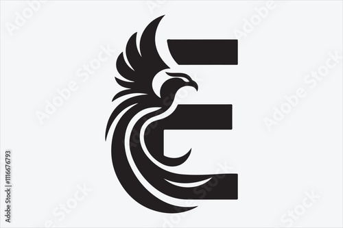 A sleek and modern logo design featuring the letter 'E' in a bold.