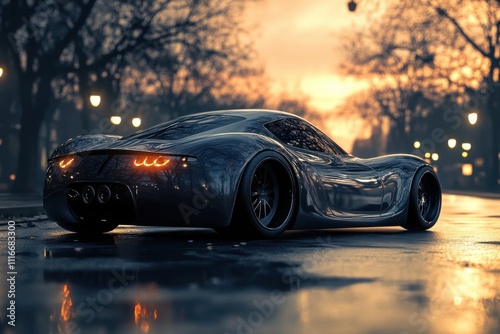 car in night
