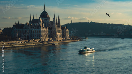 budapest, hungary, parliament, architecture, travel river danube