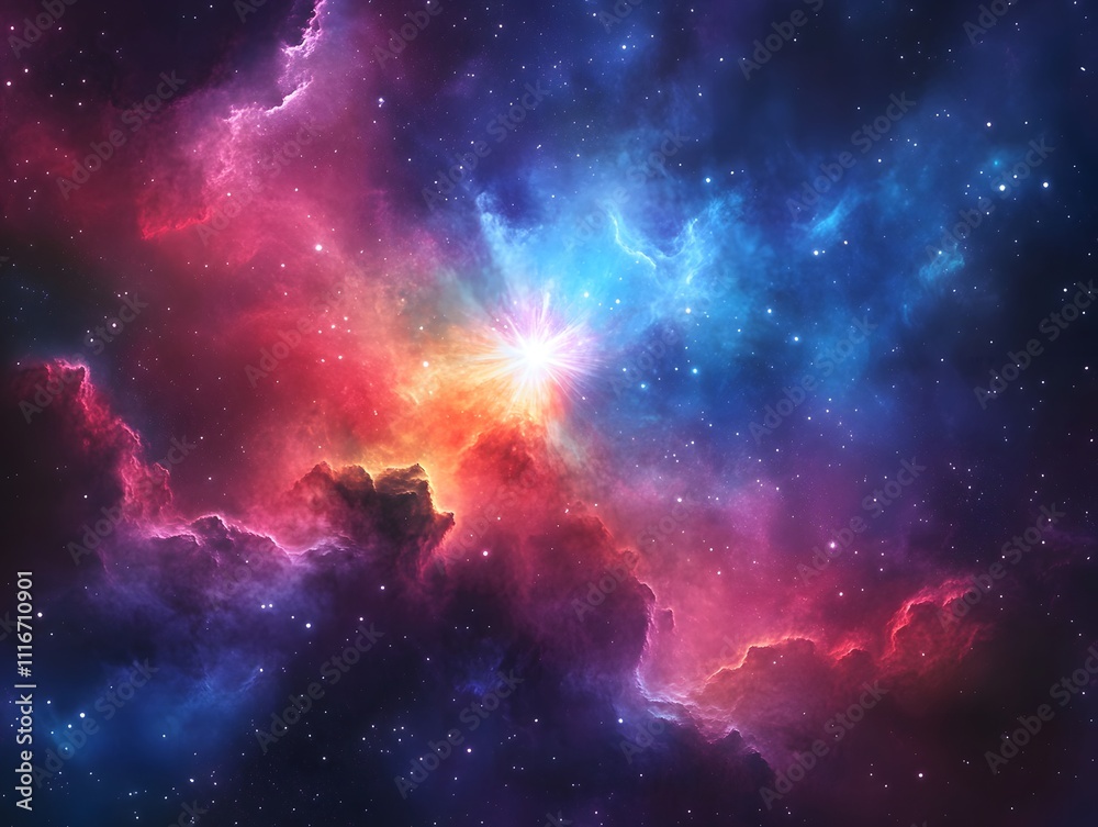Obraz premium Mesmerizing abstract image featuring swirling golden particles in a spiral formation, evoking cosmic energy and dynamic motion against a dark background