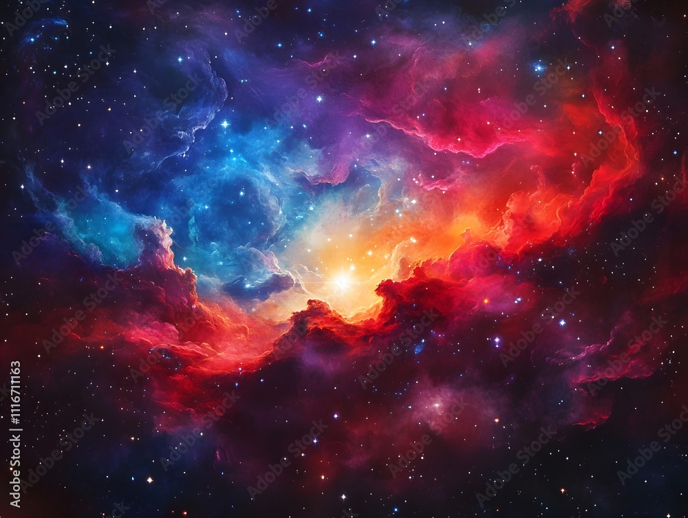 Obraz premium Mesmerizing abstract image featuring swirling golden particles in a spiral formation, evoking cosmic energy and dynamic motion against a dark background