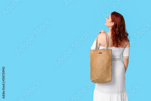 Beautiful young woman with ...