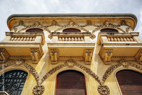 Nice, France - June 29, 2024: The abandoned Villa Cameline, now one of Nice’s best Contemporary Art Venues