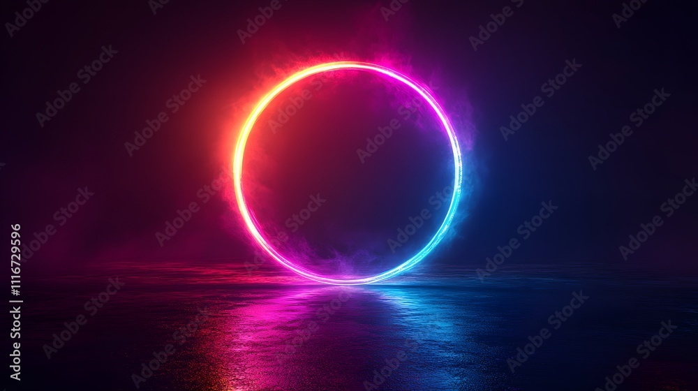 Futuristic abstract 3D holographic shape with fluid iridescent colors and glowing effects, creating a dynamic visual experience against a black background Futuristic abstract 3D holographic shape with fluid iridescent colors and glowing effects, creating a dynamic visual experience against a black background