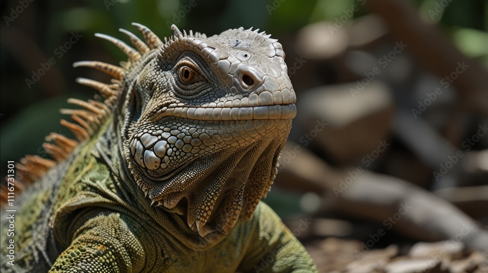  Iguana Portrait