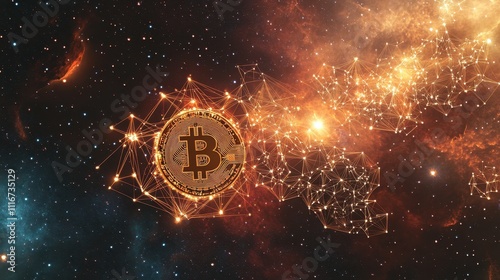 Bitcoin Galaxy: The Blockchain Network in the Cosmos