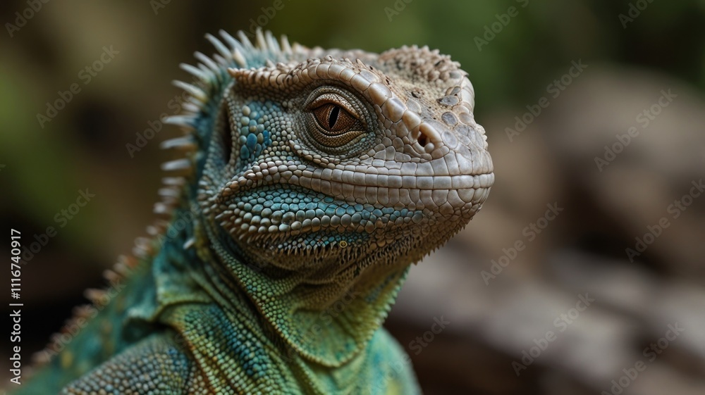 Obraz premium Lizard Portrait