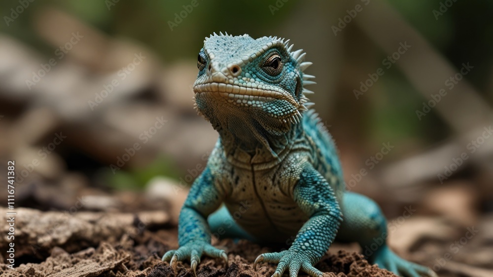 Obraz premium Lizard Portrait