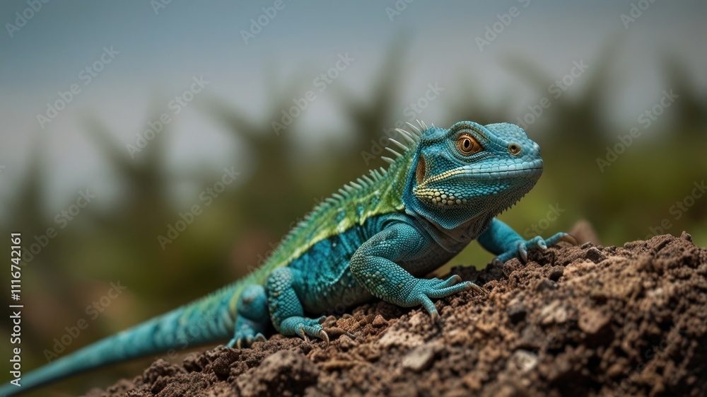 Obraz premium Lizard Portrait