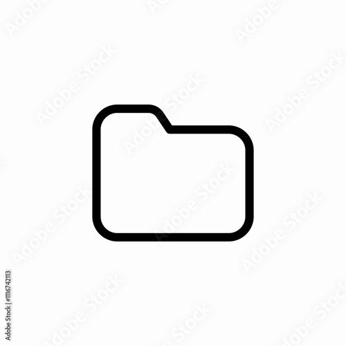 folder binder icon sign vector