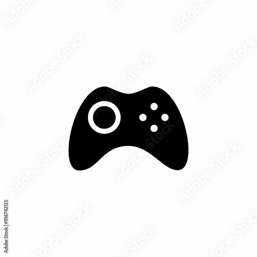 gamepad controller icon sign vector