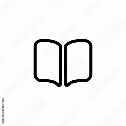 open book icon sign vector