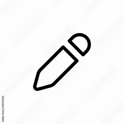 pen write icon sign vector