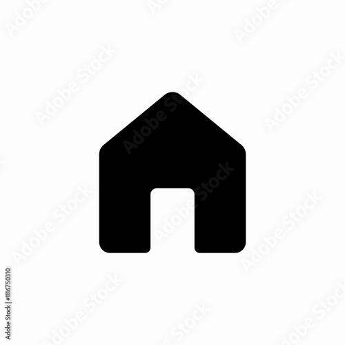 home page icon sign vector