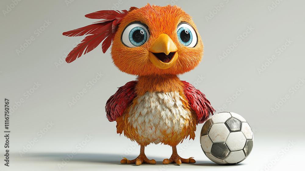 Fototapeta premium cartoon turkey on a white background
