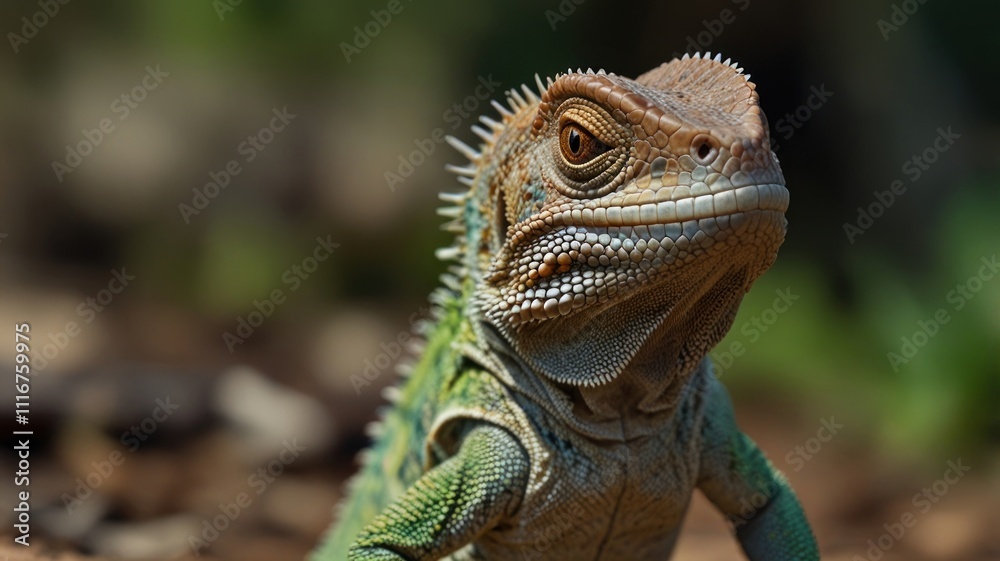 Fototapeta premium Lizard Portrait