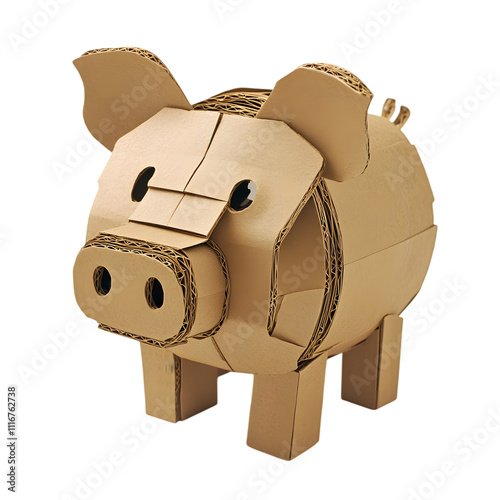 Creative Cardboard Piggy Bank
