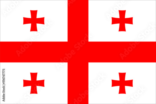 Flag of Georgia country