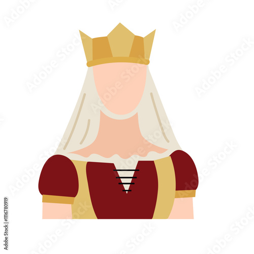 Lady Macbeth icon clipart avatar logotype isolated illustration