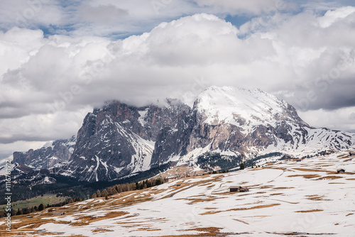 Nature and landscape - Alpe di Siusi, Dolomites, Italy.