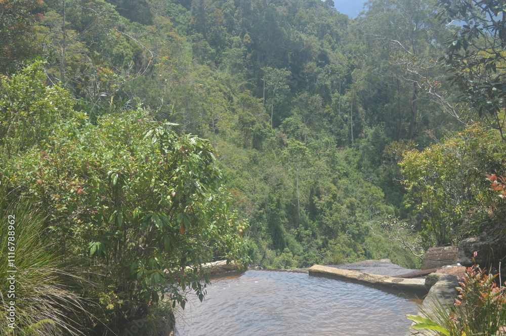 river in the mountains