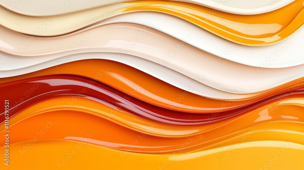 Flowing Waves of Vibrant Colors Create a Stunning Abstract Art Experience for the Senses Flowing Waves of Vibrant Colors Create a Stunning Abstract Art Experience for the Senses