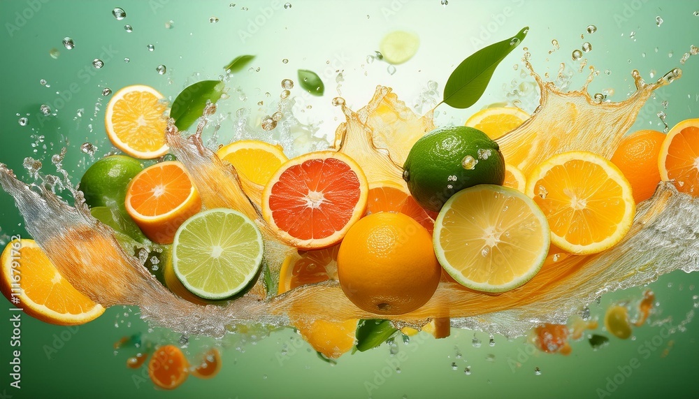 Citrus Splash! A vibrant burst of juicy oranges, grapefruits, and limes. Citrus Splash! A vibrant burst of juicy oranges, grapefruits, and limes.