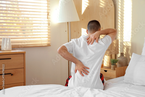 Young man suffering from ba...