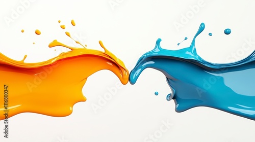 Vibrant Splashes of Color Dance in Harmony to Create a Stunning Background Design