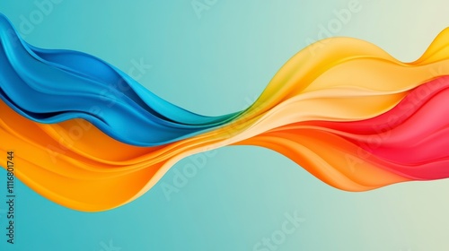 Swirling Colors Blend Harmoniously to Create a Vibrant and Dynamic Abstract Wallpaper Design