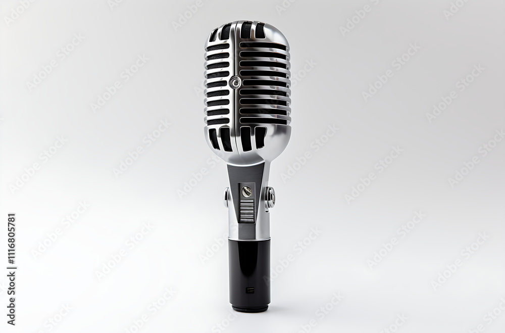 Fototapeta premium a choir microphone, generative ai
