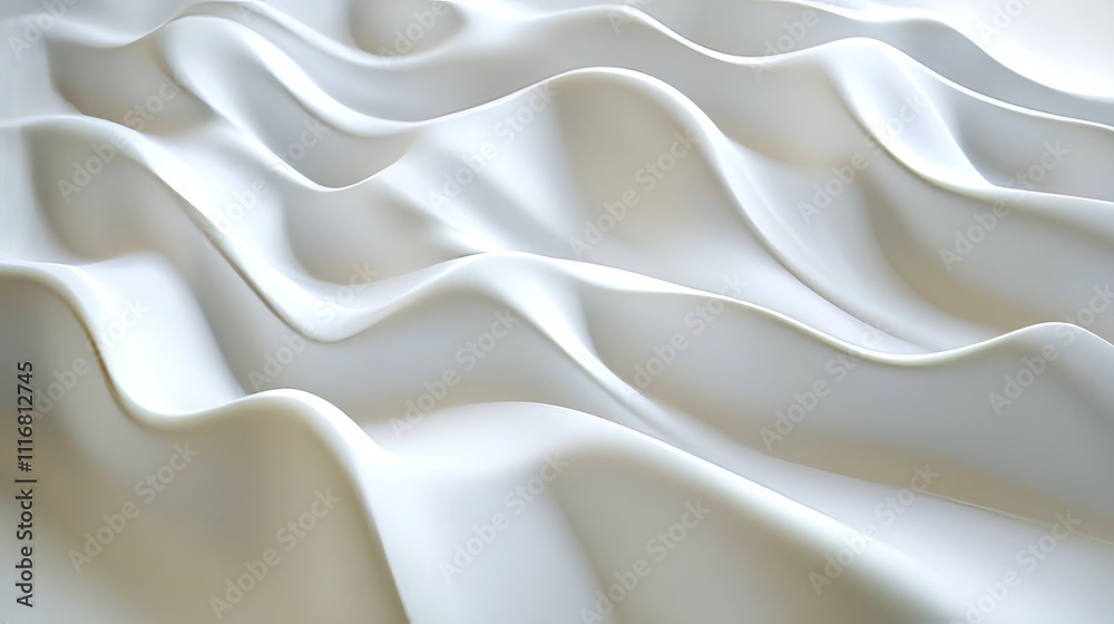 Obraz premium A smooth silk texture with soft flowing curves and delicate sheen