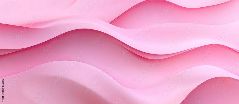 Abstract Pink Waves: A Serene Digital Artwork Abstract Pink Waves: A Serene Digital Artwork