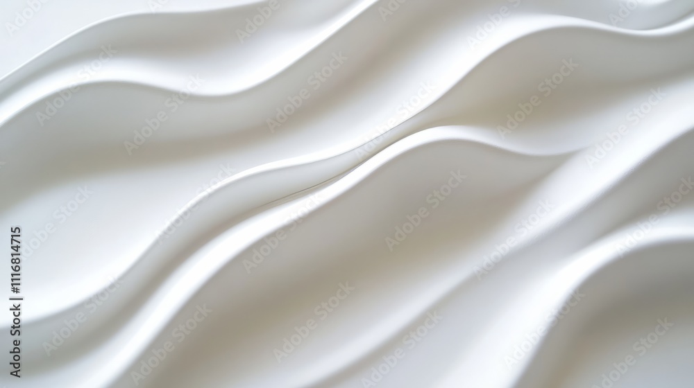 Fototapeta premium A smooth silk texture with soft flowing curves and delicate sheen