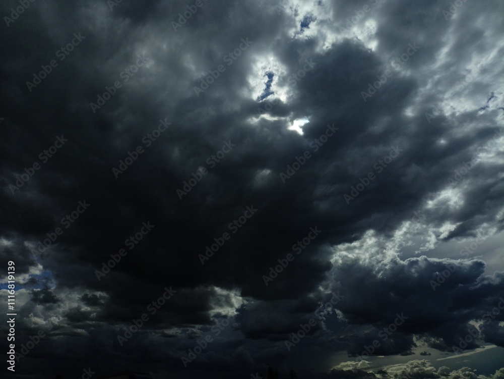 Obraz premium storm clouds timelapse