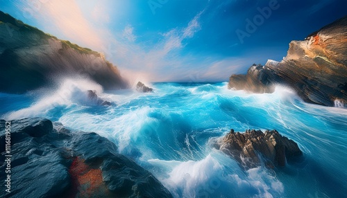 The power of the sea is both beautiful and fierce.  