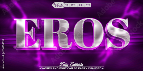 Eros Vector Editable Text Effect Template