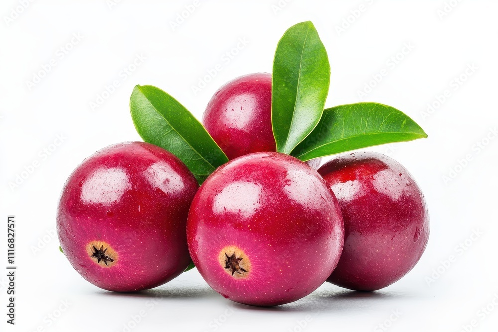 Syzygium samarangense known as wax apple Java apple Semarang rose apple and wax jambu is a flowering plant species Syzygium samarangense known as wax apple Java apple Semarang rose apple and wax jambu is a flowering plant species