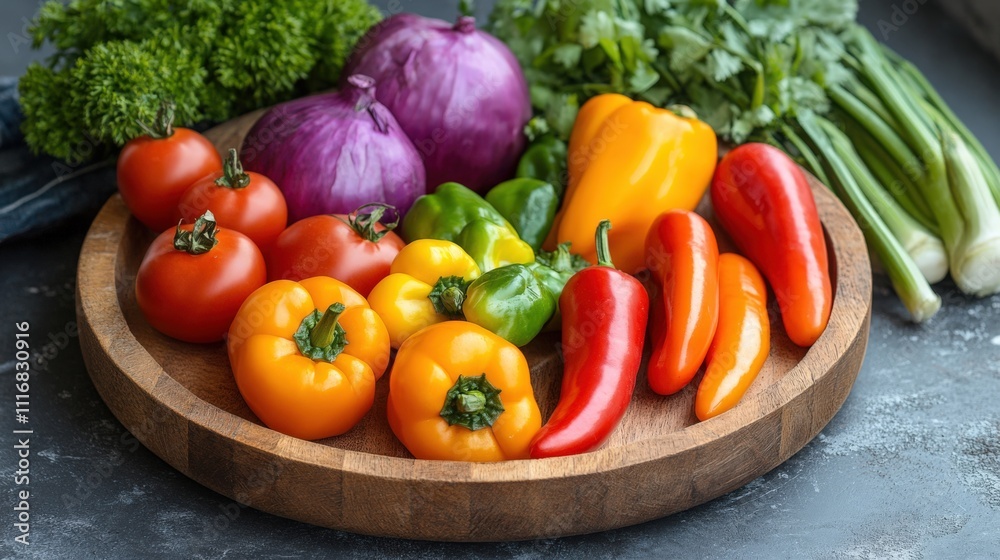 Vibrant Assortment of Fresh Vegetables Vibrant Assortment of Fresh Vegetables