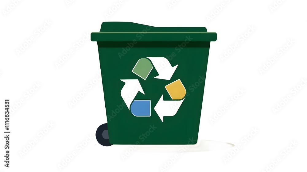 green recycle bin green recycle bin