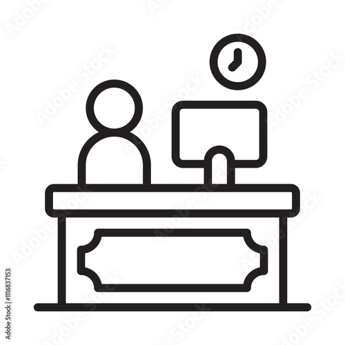 receptionist icon