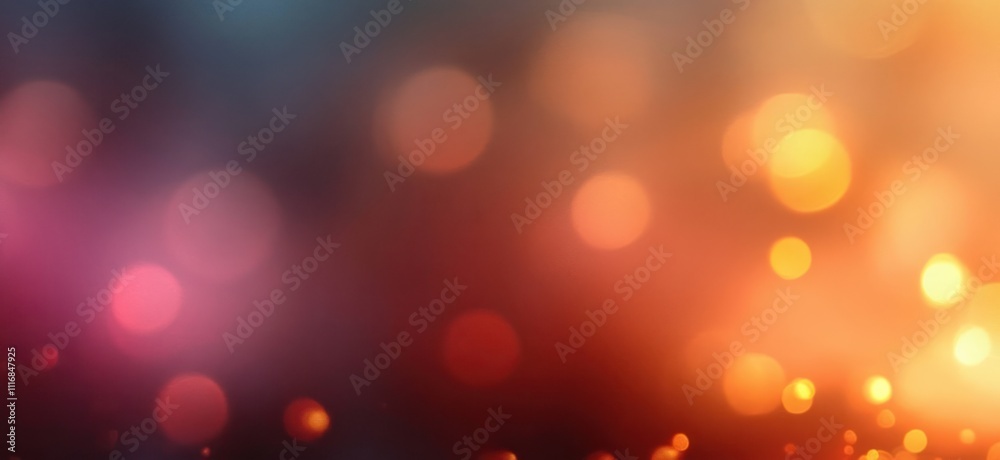 Abstract Warm Tone Gradient Background with Grainy Texture and Blurred Bokeh Effect Abstract Warm Tone Gradient Background with Grainy Texture and Blurred Bokeh Effect