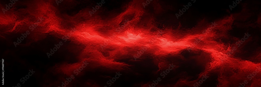 Fototapeta premium Dynamic Swirling Abstract Red Black Background with Fiery Texture and Energy