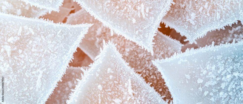 Intricate patterns of frost on a surface Intricate patterns of frost on a surface