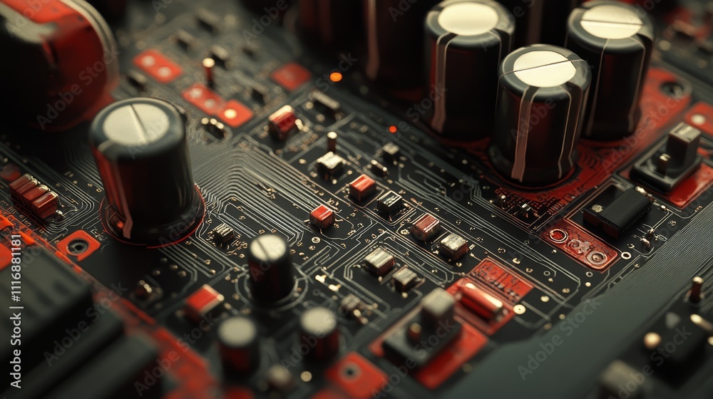 Circuit Board Close Up Technology Electronics Hardware Circuit Board Close Up Technology Electronics Hardware